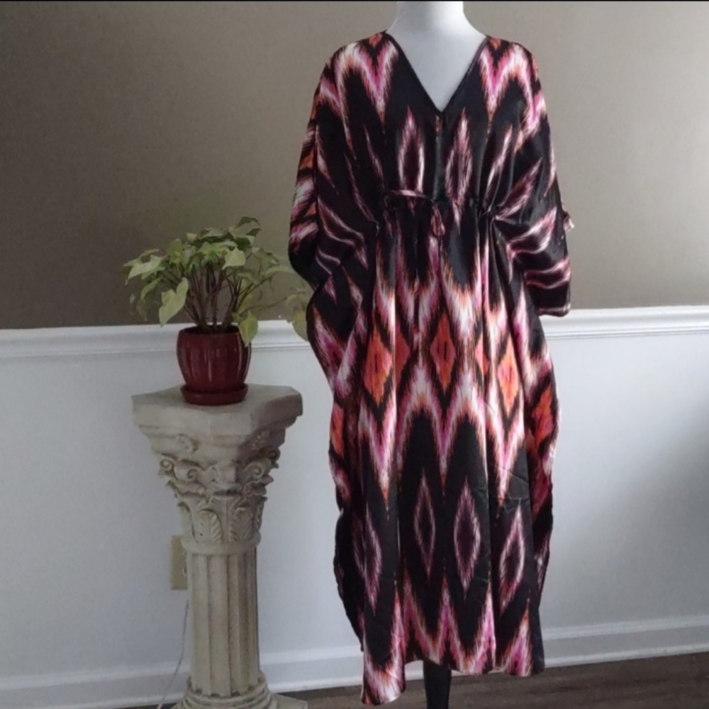 Bobbie Brooks bright print kaftan